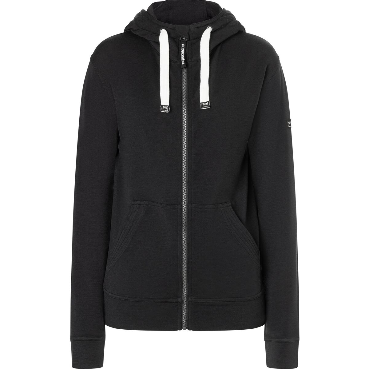 Super.Natural W Solution DWR Hoodie jet black (872) M SNW025270872M