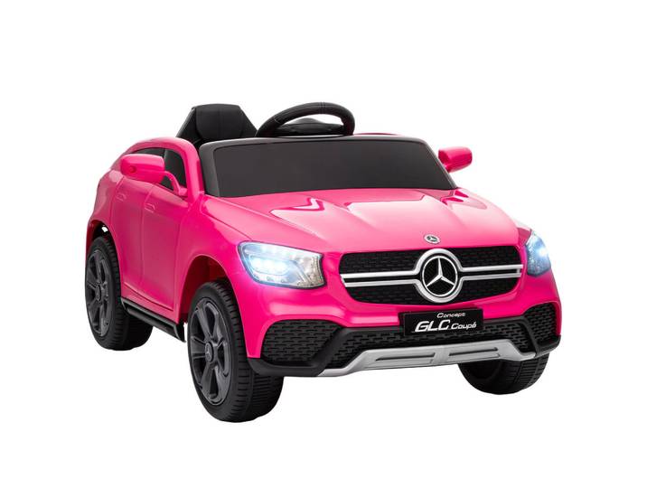 Aiyaplay Kinder-Elektroauto 12V Kinderauto mit 2,4 GHz Fernbedienung, Hupe, Rosa, Kunststoff, 68x50x105 cm, Spielzeug, Kinderfahrzeuge