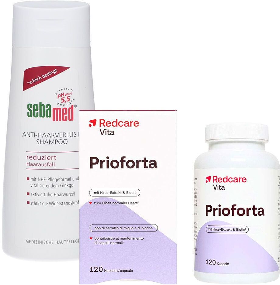 Redcare von Shop Apotheke Anti-Haarverslust Set: sebamed Anti-Haarverlust & Prioforta RedCare 1 St Set