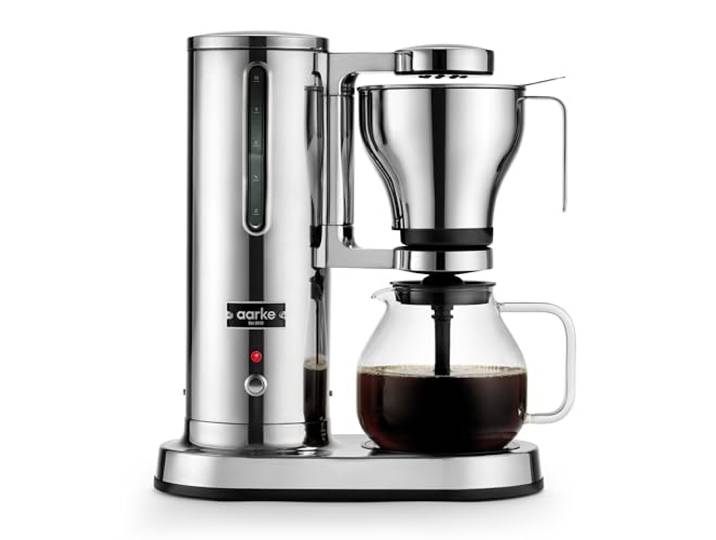 aarke Filterkaffeemaschine – Elektrische Kaffeemaschine, Glaskaraffe, Warmhaltefunktion, 10-Tassen-Kapazität, 250 ml -1.25L, Modernes Design, Kaffeezubereiter für Filterkaffee, ECBC-zertifiziert.