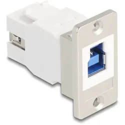 DELOCK Panel Mount USB 5 Gbps Typ-B Buchse zu USB Typ-A Buch