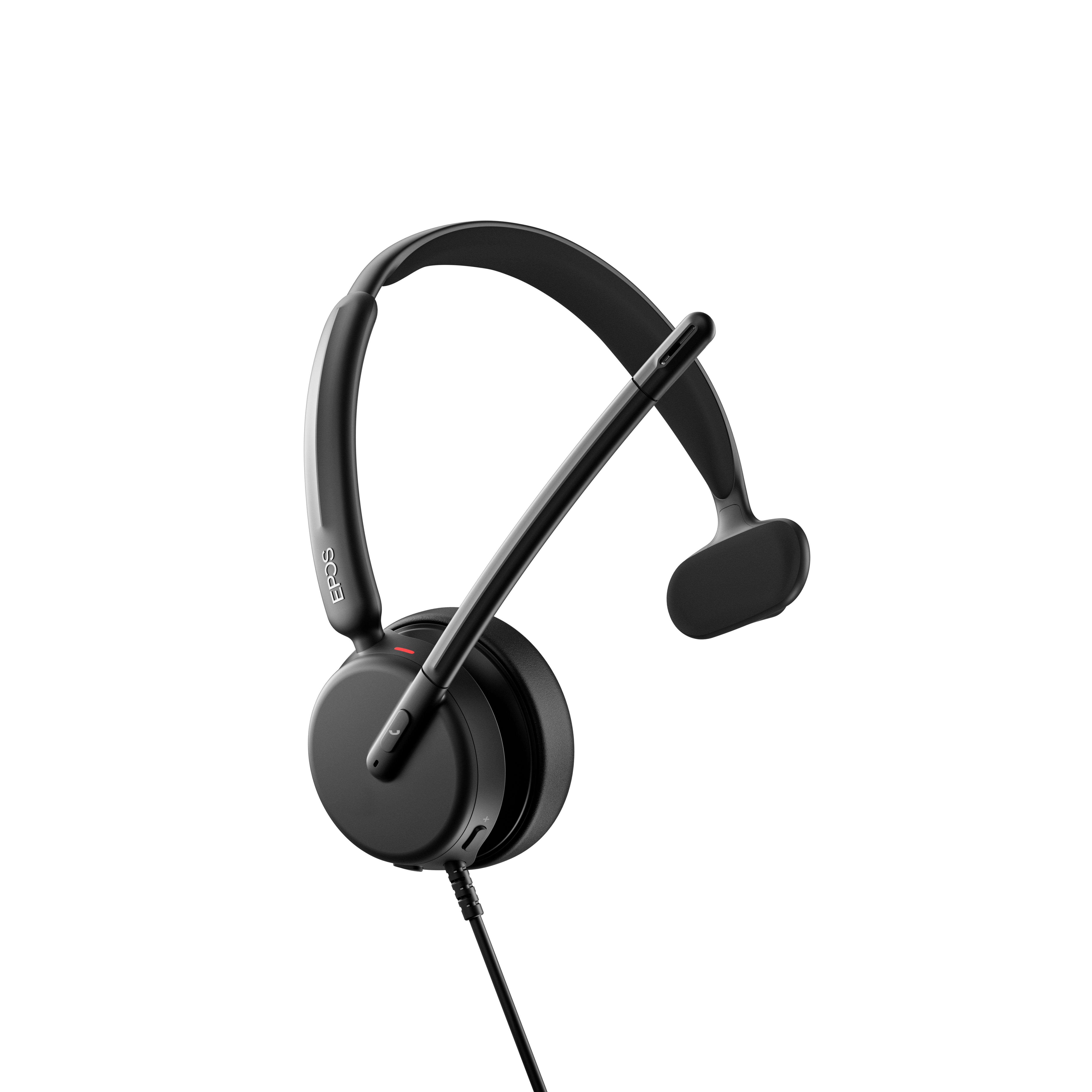 EPOS IMPACT 430 Mono-Headset - UC-Version, USB-C/-A, EPOS ActiveGard-Technologie, Einseitiges Busylight, Lift-to-Mute Funktion, Stummschalt-LED am Mikrofon