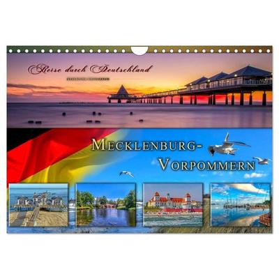 Reise durch Deutschland - Mecklenburg-Vorpommern (Wandkalender 2027 DIN A4 quer), CALVENDO Monatskalender