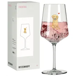 RITZENHOFF Petfluencer Cocktailglas Julie #12  von T. Kuhlmann - transparent|braun