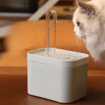 Uplifted Finds Ultra Quiet Automatic Pet Water Fountain With Filter 1.5 Liter 110v Us Plug green