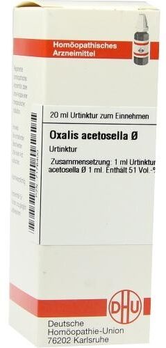 DHU Oxalis Acetosella Urtinktur