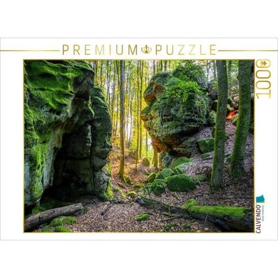 CALVENDO Puzzle Mythische Felslandschaft in der Teufelsschlucht | 1000 Teile Lege-Größe 64x48cm Foto-Puzzle für glückliche Stunden