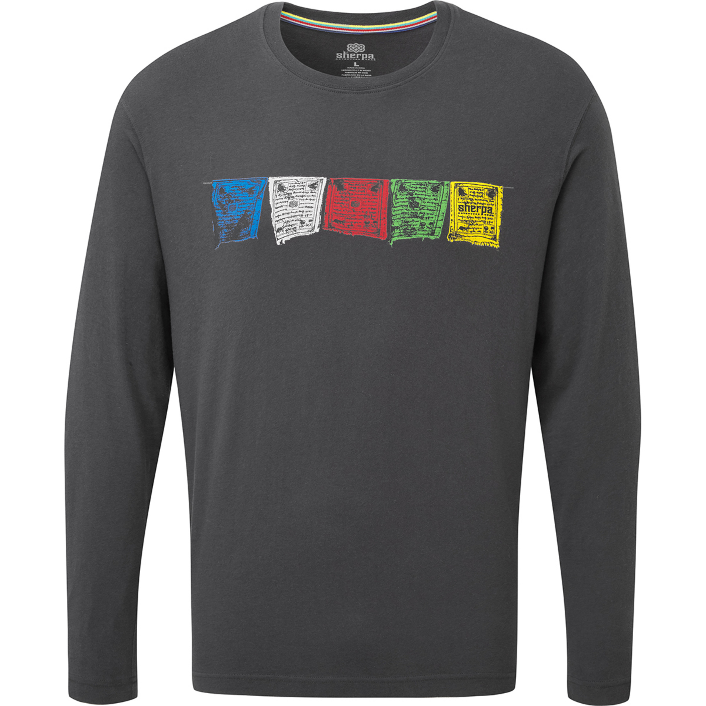 Sherpa Adventure Gear Tarcho Herren Longsleeves grau Größe L Lifestyle Widerstandsfähig