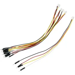 Elecrow 4 Pin Crowtail zu Male Jumper Wire, splittbar, TTL-Schnittstelle, 20cm, 5 Stück