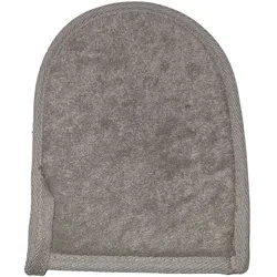 Bamboo & Linen Bath Mitt  - Charcoal