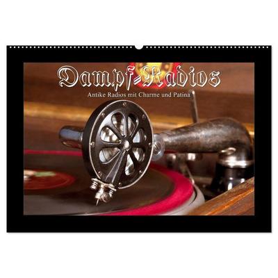 Dampfradios - Antike Radios mit Charme und Patina (Wandkalender 2026 DIN A2 quer), CALVENDO Monatskalender