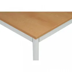 Bürotisch 80 x 120 cm Biedrax JS4645ssb - hellgrau - Buche