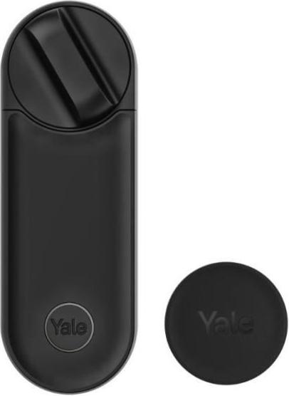 Smarte Türschloss , Yale Linus L2, Wiederaufladbare Batterie, WLAN, Zutrittskontrolle, Mattschwarz