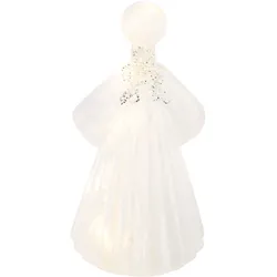 LED-Engel H=18,5cm - weiß