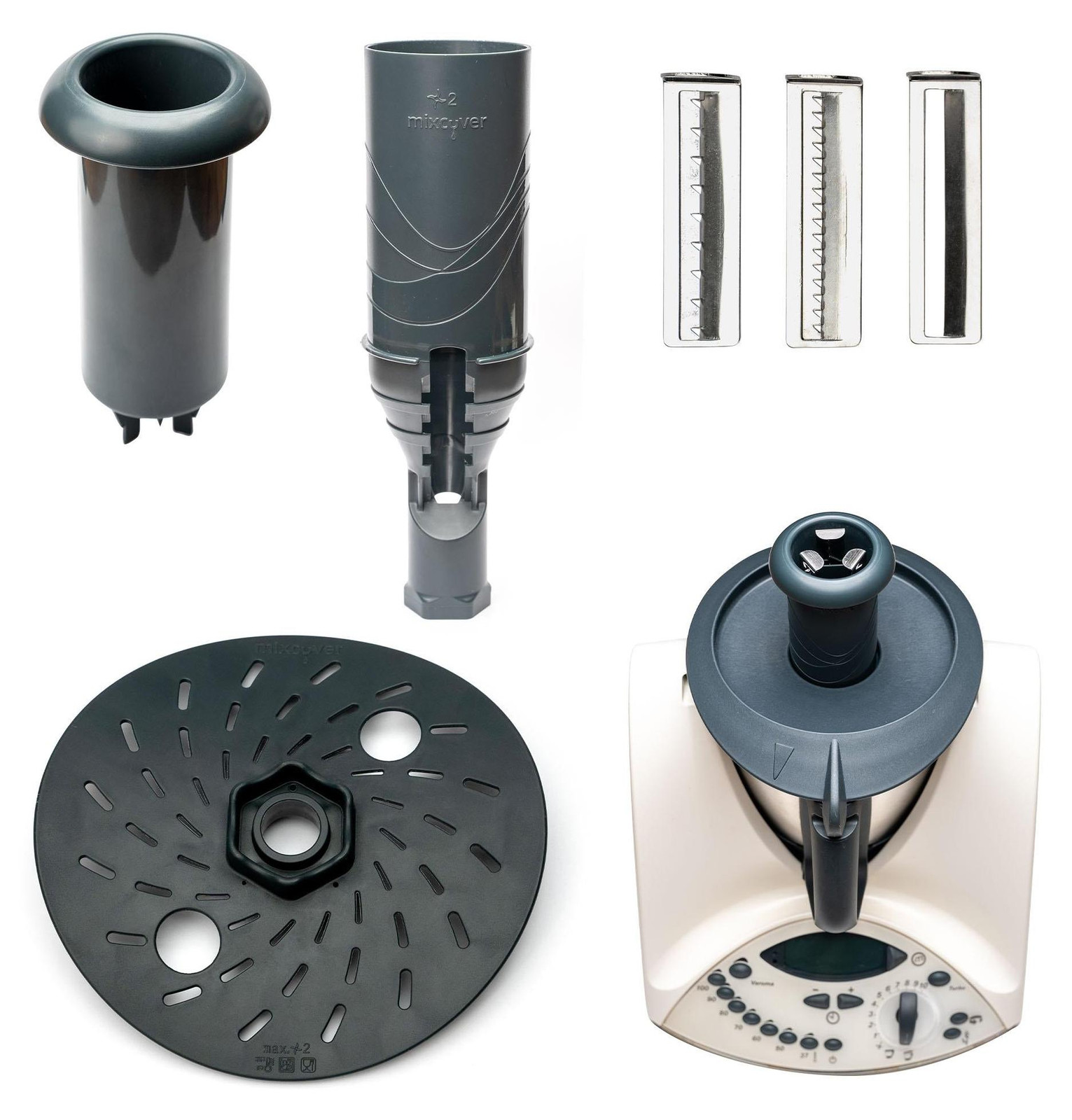 Mixcover Spiraalsnijder voor groentenudels, geschikt voor Thermomix TM31