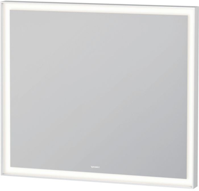 Duravit LED-Lichtspiegel LC7381018180100 80 x 70 x 6,7 cm, 24W, weiß matt, Sensorschalter, Dimmfunktion, wandhängend