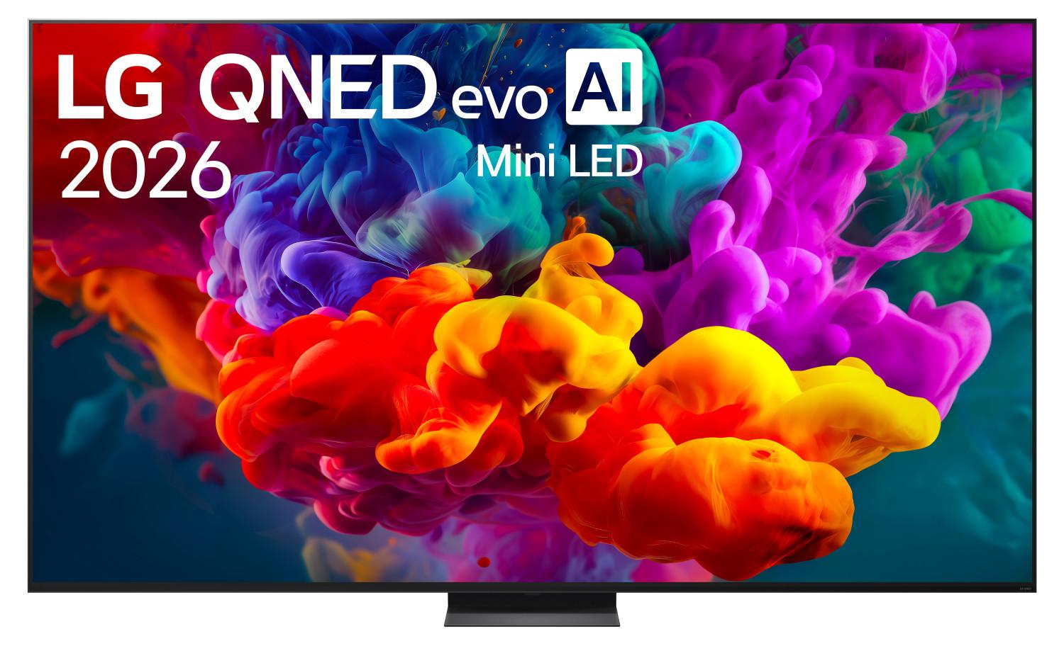 LG QNED evo AI MiniLED 100QNED87B6, 2,54 m (100"), 3840 x 2160 Pixel, QNED MiniLED, Smart-TV, WLAN, Schwarz