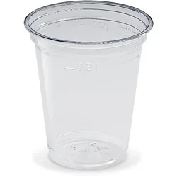 Becher (rPET) glasklar Ø95mm 0,3L