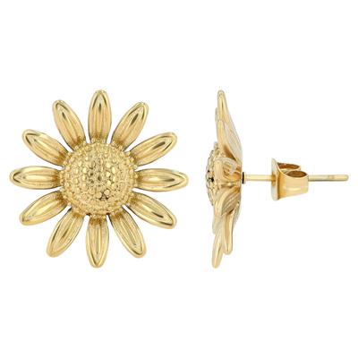 Paar Ohrhänger ADELIA´S "Ohrringe – Ohrstecker Sonne aus Edelstahl", Damen, Gr. Damen, Edelstahl, gold, Ohrringe, Perfekt zum Verschenken an besondere Menschen