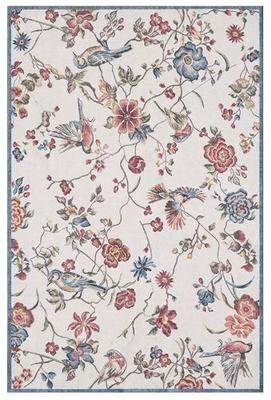 Kas Oriental Rugs Inc / Ds "Fays Lively Grove Rectangle Rug Ivory, 5' x 7'6"", Ivory"