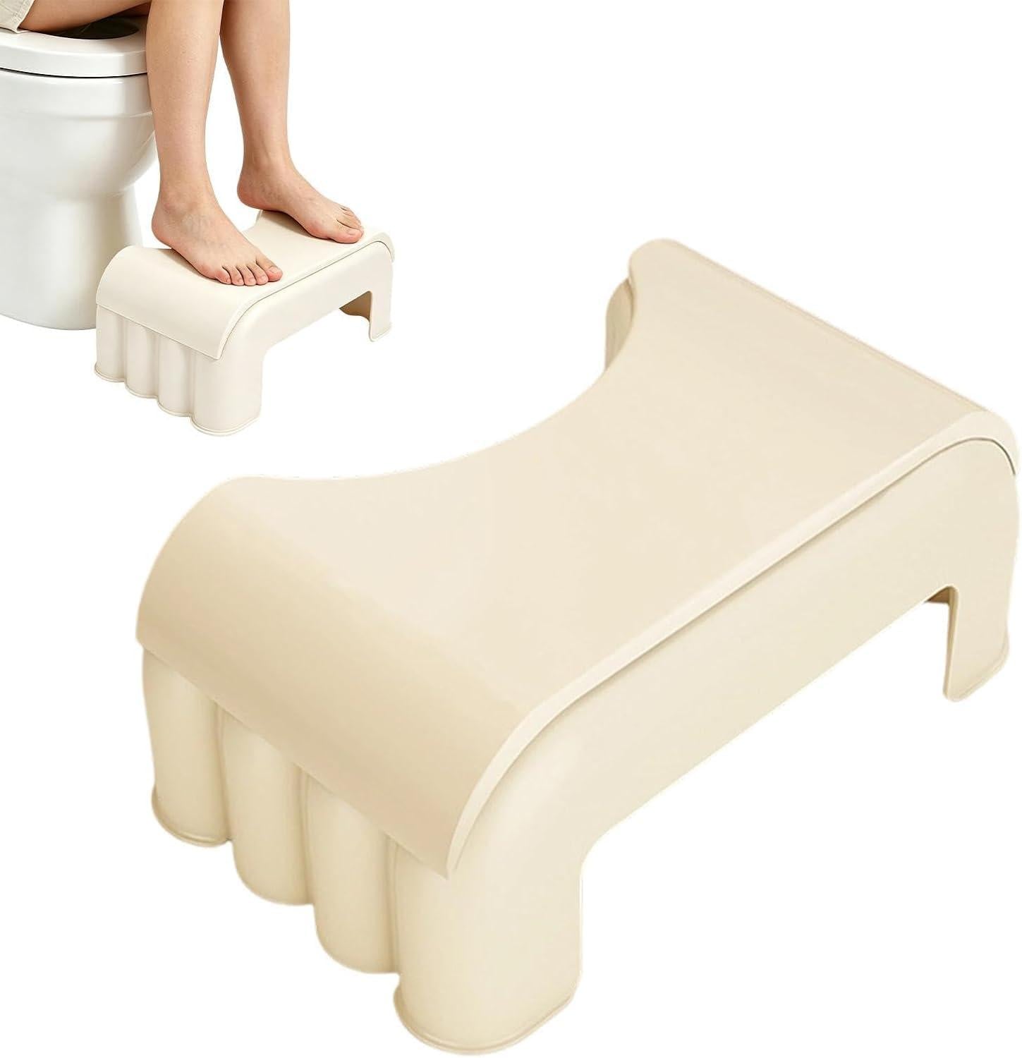 Merkloos antislip toiletopstapje en hurkpotje voor ontlasting