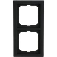 Rahmen zweifach, future linear matt, Typ 1722-885K, Kunststoff, Unterputzmontage schwarz (matt), Retail