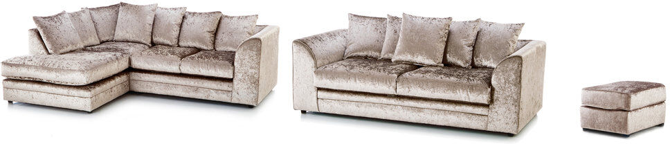 Etta Avenue Romelia 3 - Piece Velvet Living Room Set Mink 3