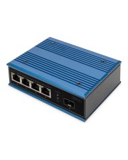DIGITUS Industrial Ethernet Switch 4-Port 10/100Base-TX DC 48-57V 0,1 Gbps (DN-651131)