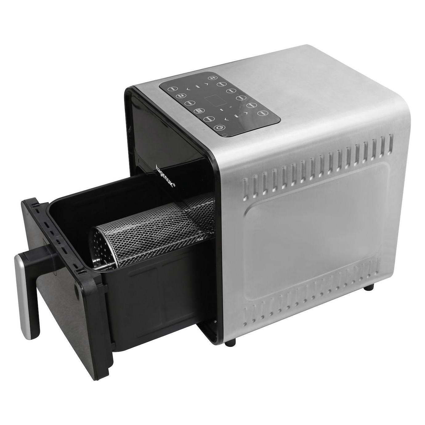 hagenuk Heissluftfritteuse mit Edelstahl-Drehkorb, 1650 Watt, 8 Liter (8 l) (DAF-1700.8LB)