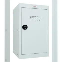 Phoenix CL0644GGC Würfel-Schließfach Cube Locker 87L Grau - Kombinationsschloss - Für Hause, Büro, Fitness, Schüle