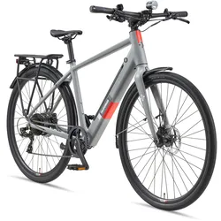 TELEFUNKEN UH200 E-Urban-Bike 28" aluminiumgrau