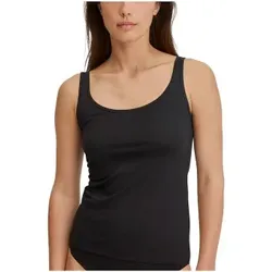 Calida Essential Cotton Tank Top Schwarz Baumwolle Medium Damen