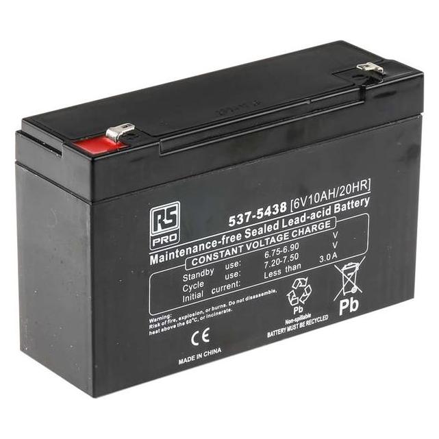 RS PRO Bleiakku (10000 mAh, 6 V) (5375438)