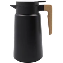 House Doctor Thermoskanne Cole, 25,6 cm, Ø 13,6 cm, 1,8l, schwarz