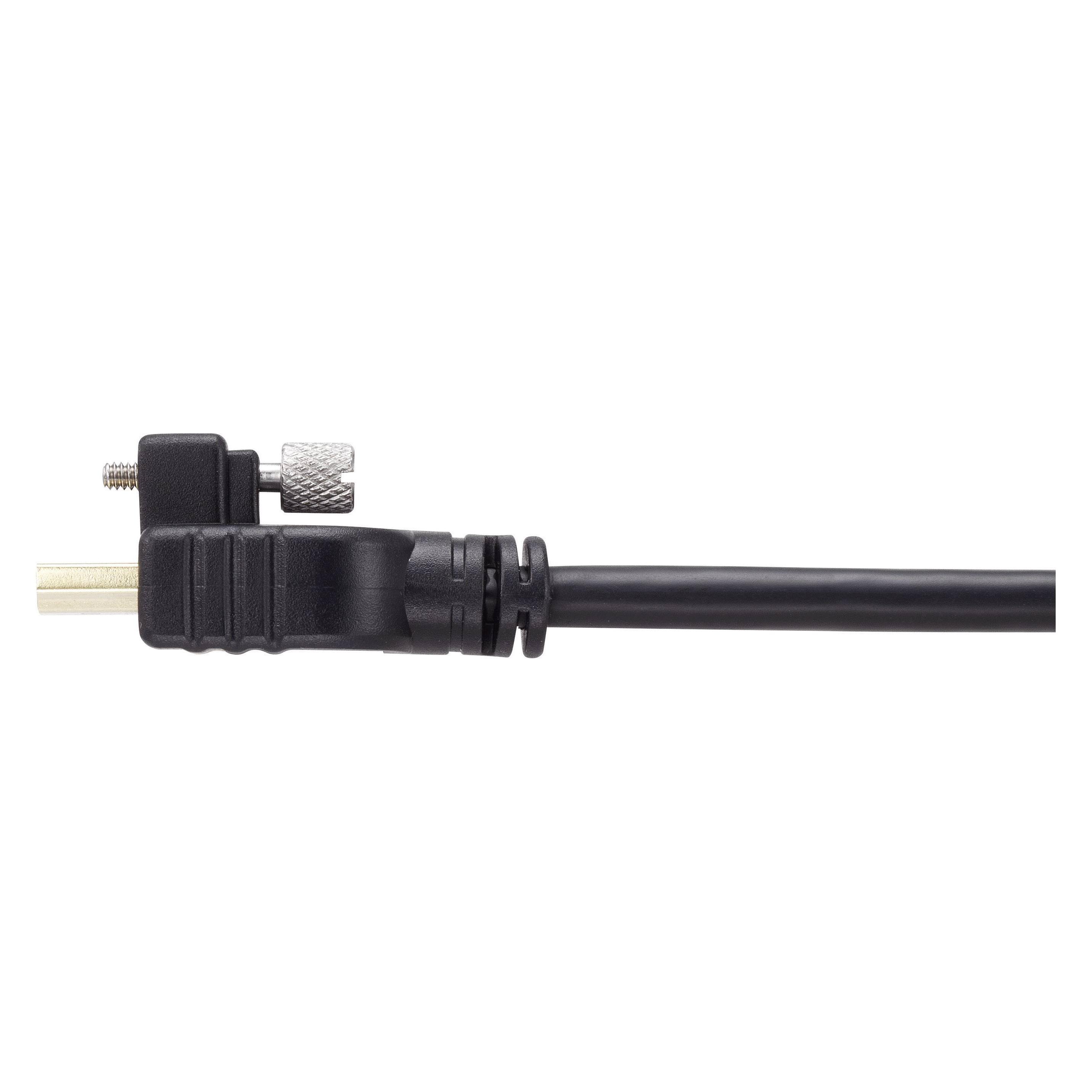 SpeaKa Professional SpeaKa High Speed HDMI Kabel mit Schraubverschluss 3 m (3 m) (SP-9784188)