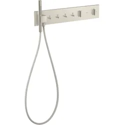 Hansgrohe AXOR ShowerComposition Thermostatmodul 610/110 Unterputz, Edelstahl, 4 Verbraucher, max. Durchfluss 34 l/min, min./max. Betriebsdruck 1/10 bar