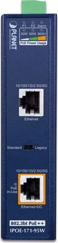 Planet Technology Industrial Single-Port 10/100/1000Mbps Ultra PoE 95W