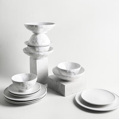 Pro-Ject Stone by Mercer Project NENDO Stoneware Dinnerware Set - 10.93 x 10.93