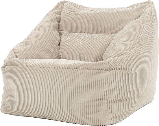 Sitzsackstuhl Beige - Komfortable Loungesessel mit Füllung