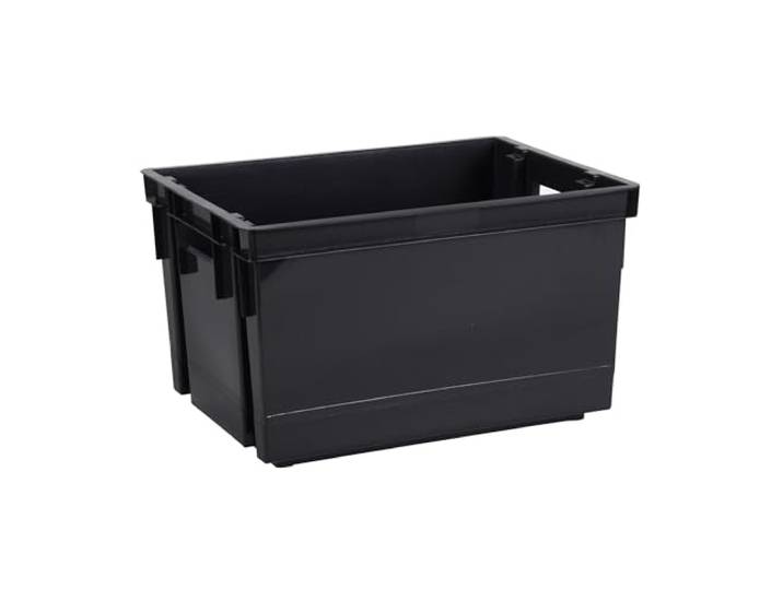 EDA - Bac de manutention 30 L - Emboîtable et Superposable - 44 x 34\,5 x H.23\,5 cm - Gris