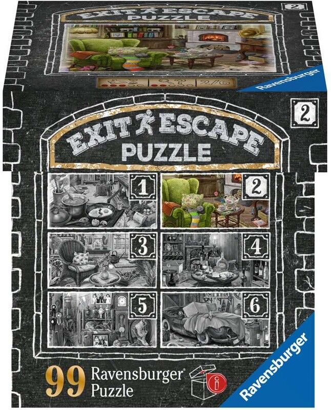 Escape puzzle 99 pcs Le salon du manoir - Ravensburger