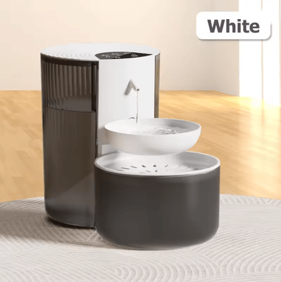 Inspire Essentials AquaFlow Smart Wireless Pet Water Fountain white