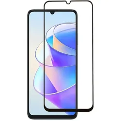Screenguard Honor X7a Full Screen Panzerglas Schutzfolie 2.5D 9H (Honor X7a), Smartphone Schutzfolie, Schwarz
