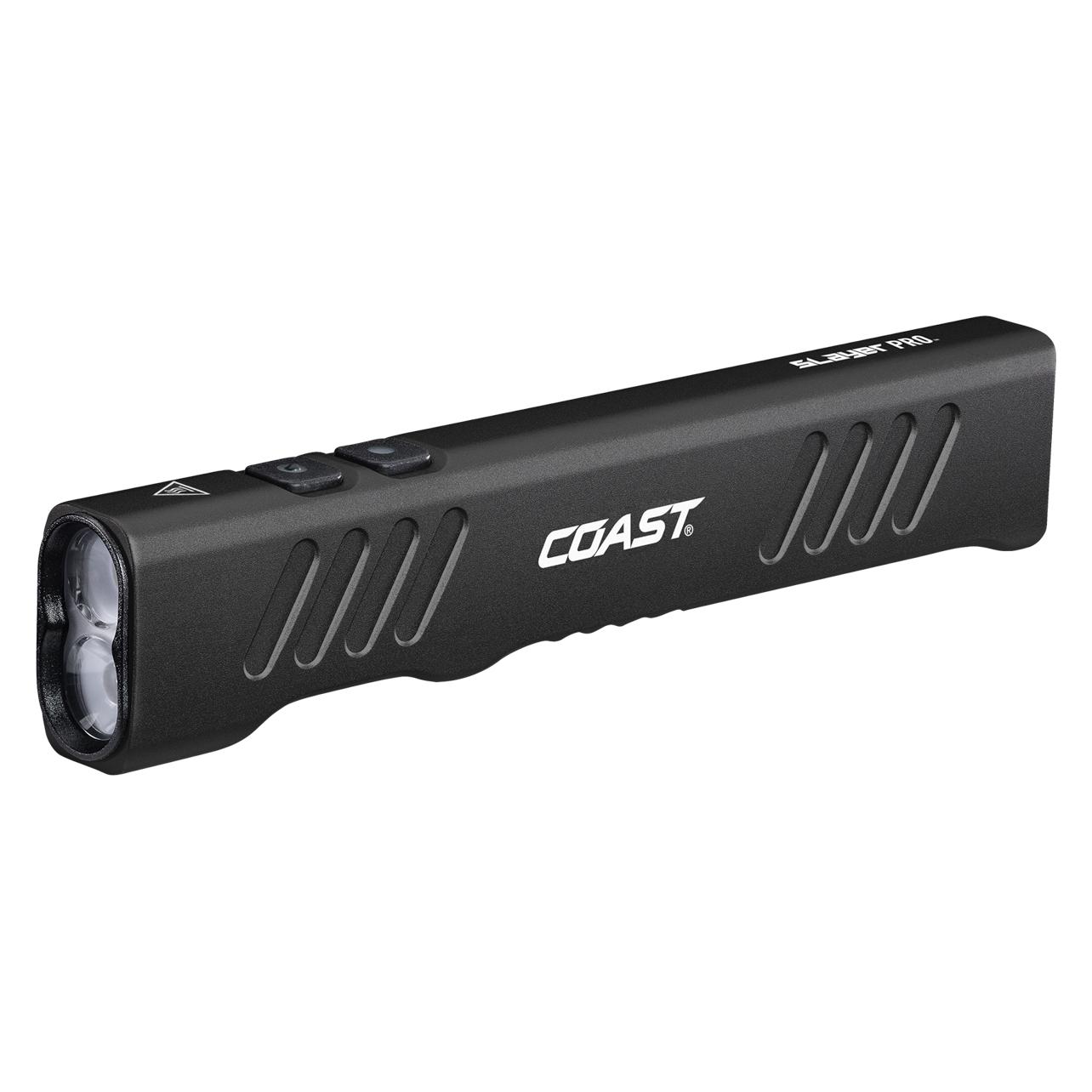 Coast Slayer Pro Flashlight 1150 Lumen 130 m Range Memory Mode Multiple Light Modes (13.70 cm, 1150 lm) (COAST)