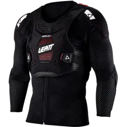 Leatt AirFlex, Protektorenjacke Level-1 - Schwarz/Weiß/Rot - S