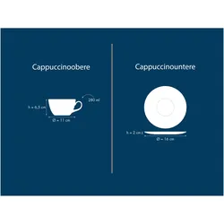 CreaTable, Tasse, Bistrot (280 ml, 4x)