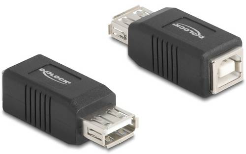 Delock USB 2.0 Adapter [1x USB 2.0 Stecker A - 1x USB 2.0 Buchse B] 67203