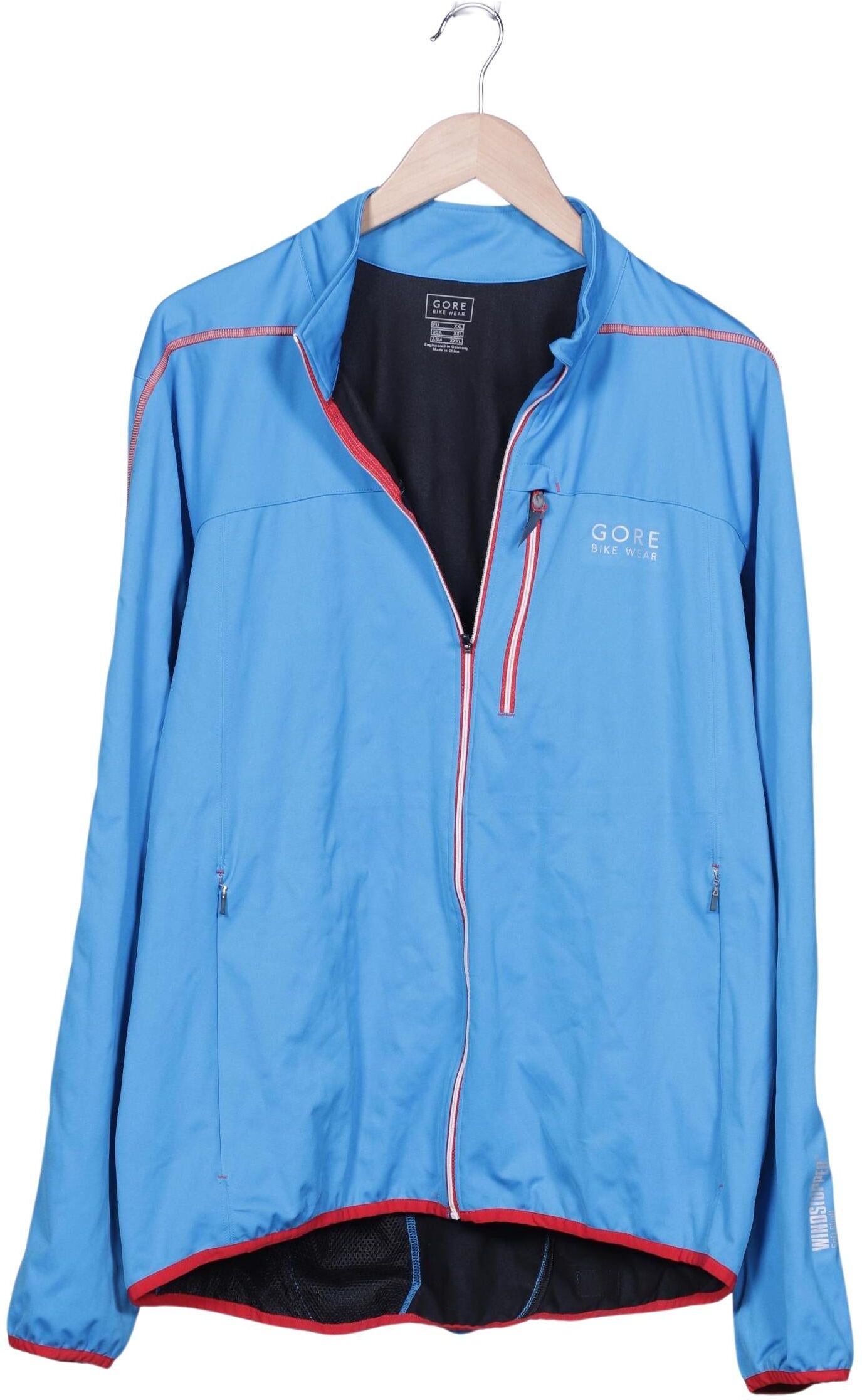 Gore Wear Damen Jacke, Hellblau, Gr. Xxl, Synthetik / Tex / Membran - Second Hand
