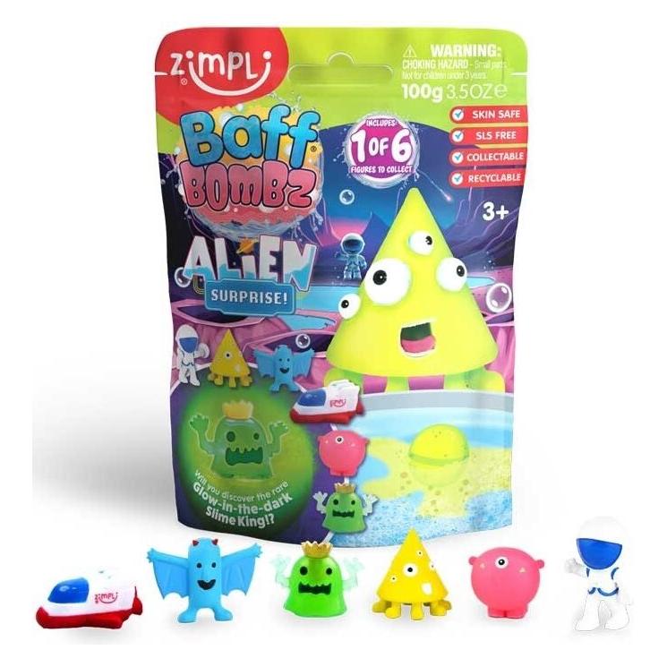 Zimpli Kids Funkelnde Badebombe PYerka 1 Stück (Mischung) (Badekugeln) (7096)