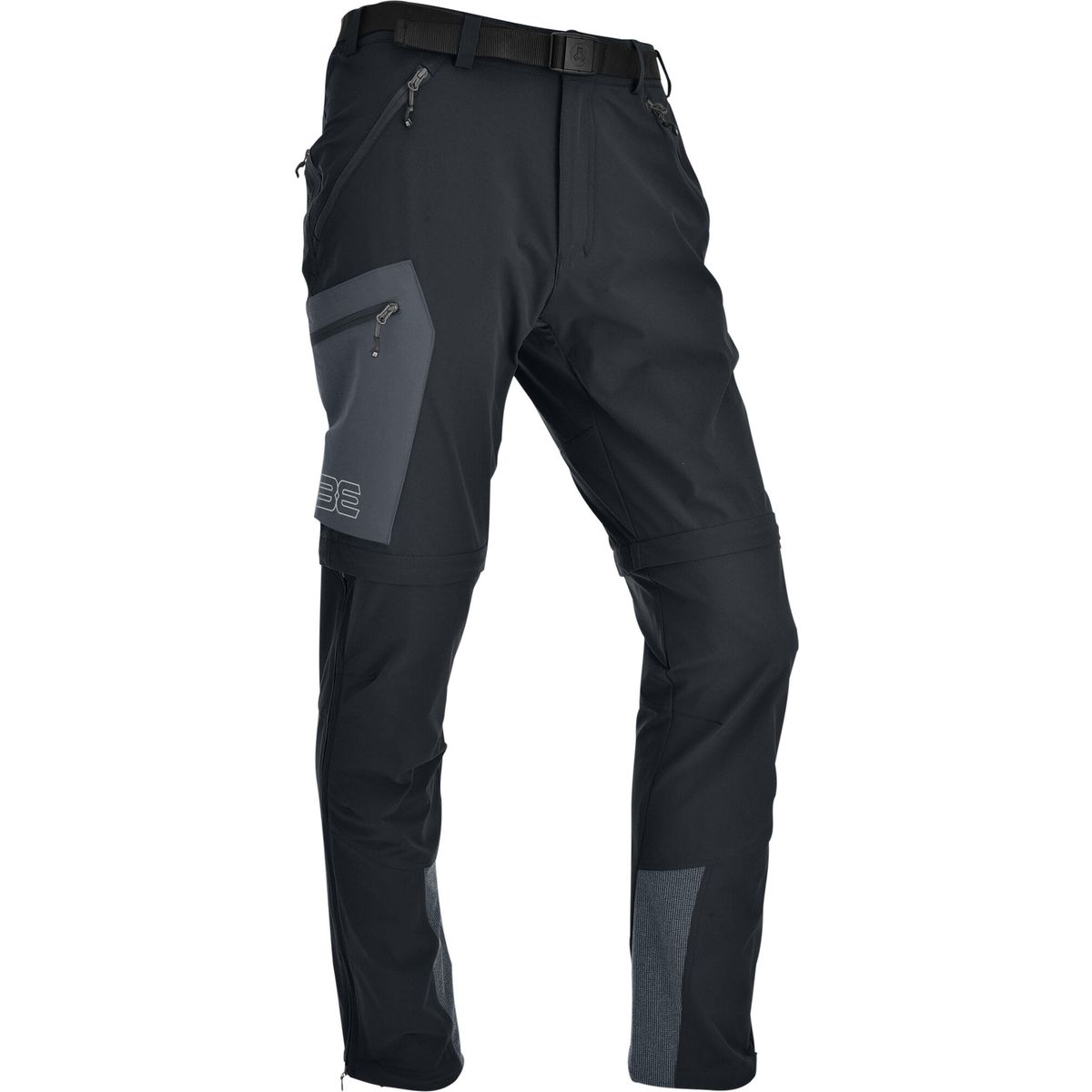 MAUL Sport Eiger Alpin - T-zipp-off Hose 2in1 Elastisch black/dark grey (110) 106 4361100710-110-106